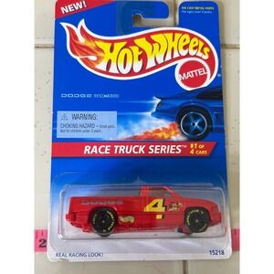 Hot Wheels 1995 Mattel Dodge Ram 1500 Race Truck Series‎ Die Cast Metal Car